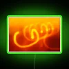 Neon Wall Decor - Vibrant Light Trailing Abstract Colorful Sign Artwork