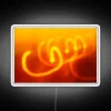Vibrant Light Trails Abstract Neon Sign with Colorful RGB Accents