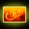 Dynamic abstract LED light trail display with vibrant colorful neon".