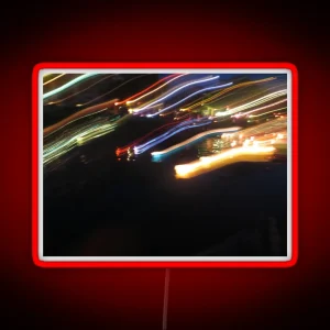 Light Trails At Night RGB Neon Sign
