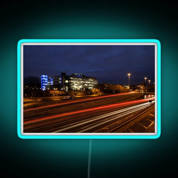 Light Trails At Northumbria University RGB Neon Sign