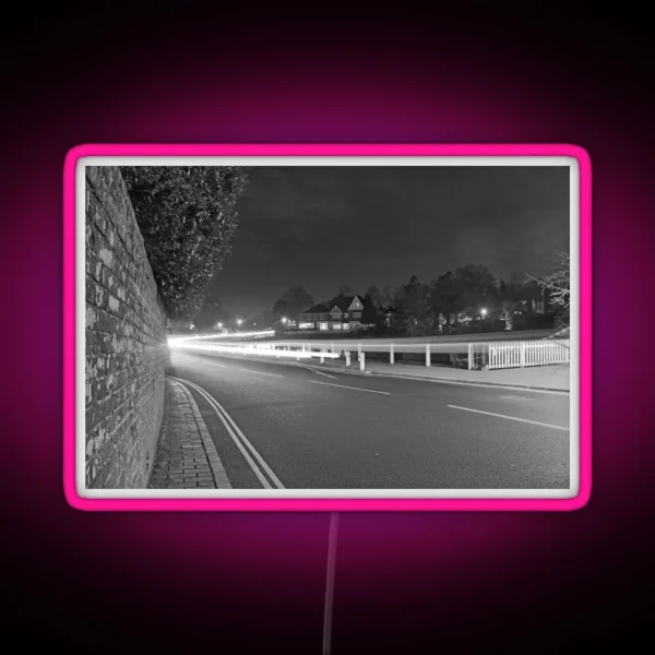 Light Trails Lindfield Pond RGB Neon Sign