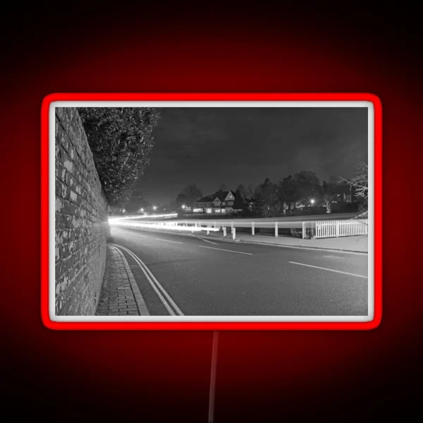 Light Trails Lindfield Pond RGB Neon Sign