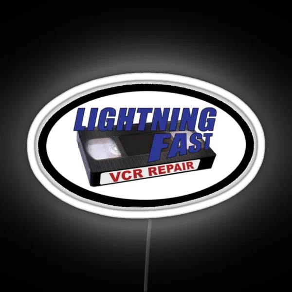 Lightning Fast Vcr Repair RGB Neon Sign
