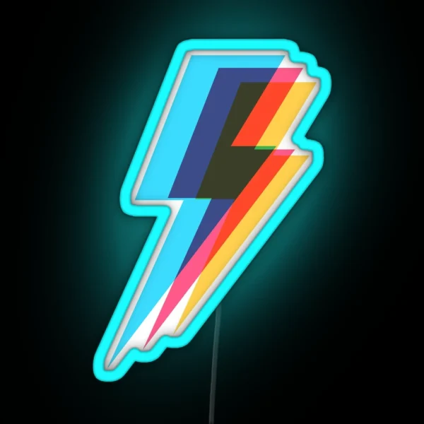 Lightning Kaleidoscope 4 RGB Neon Sign