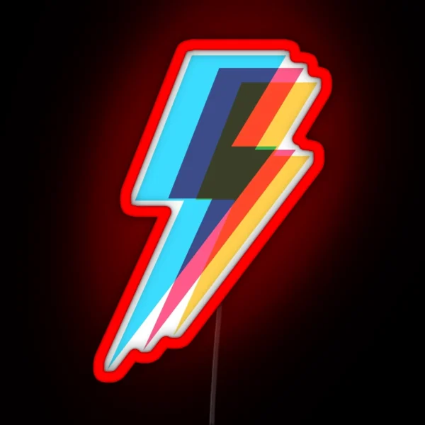 Lightning Kaleidoscope 4 RGB Neon Sign