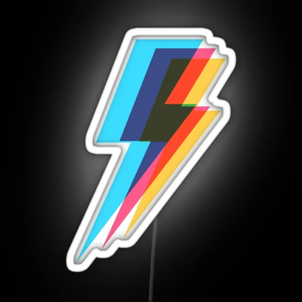 Lightning Kaleidoscope 4 RGB Neon Sign