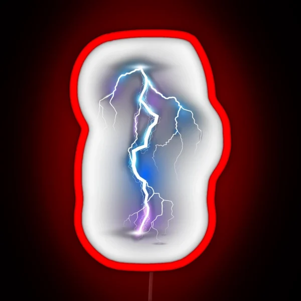 Lightning Lightning Thunderstorm RGB Neon Sign