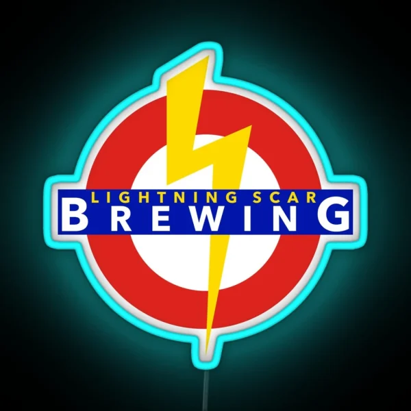 Lightning Scar Brewing RGB Neon Sign