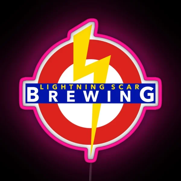 Lightning Scar Brewing RGB Neon Sign