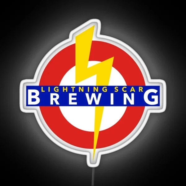 Lightning Scar Brewing RGB Neon Sign