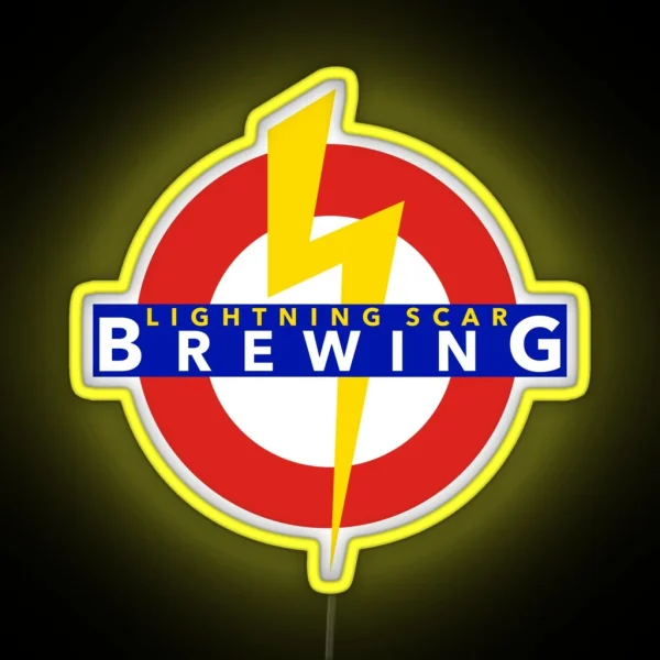 Lightning Scar Brewing RGB Neon Sign