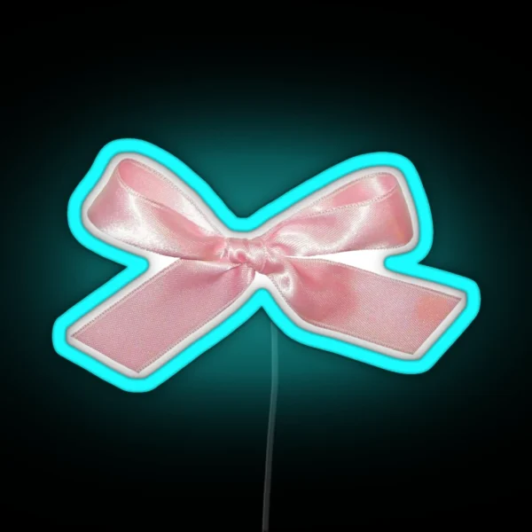 Lil Pink Bow RGB Neon Sign