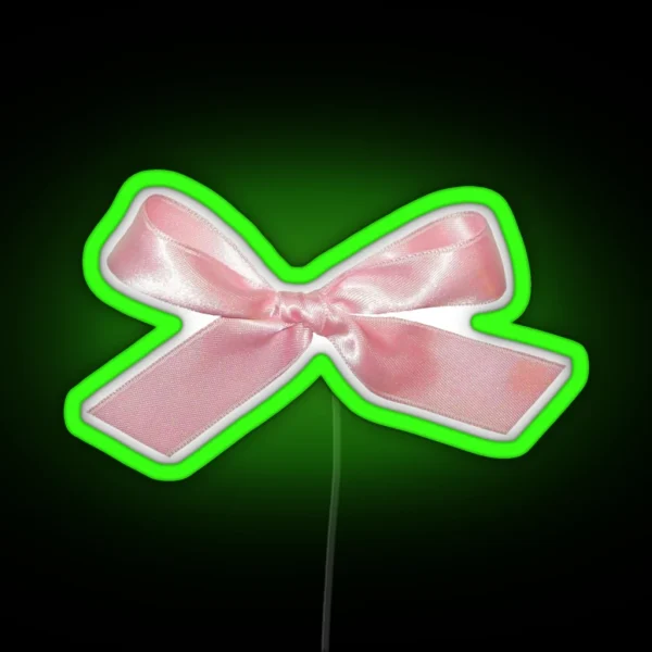 Lil Pink Bow RGB Neon Sign