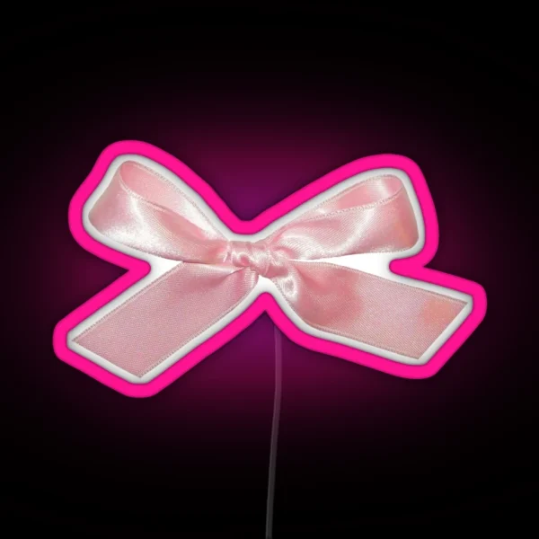Lil Pink Bow RGB Neon Sign