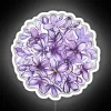 Lilac hue LED neon sign with customizable RGB color options