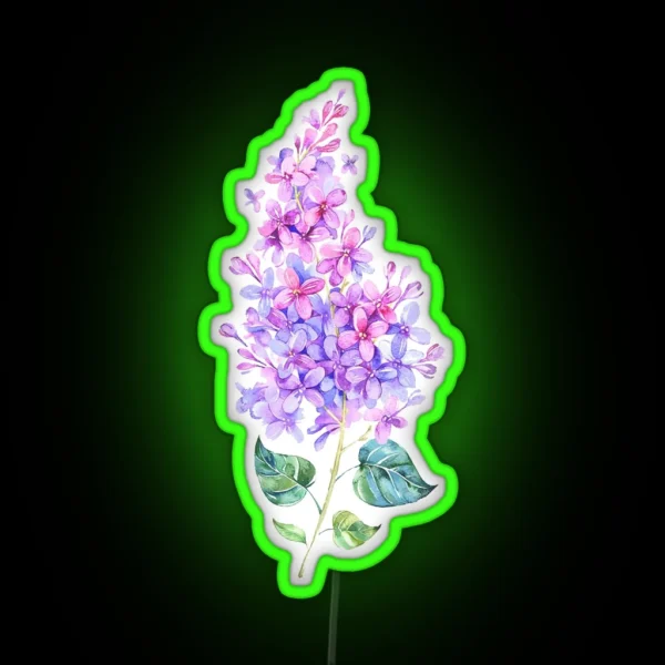 Lilac Spray RGB Neon Sign