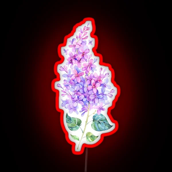 Lilac Spray RGB Neon Sign