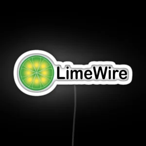 Limewire Led Retro Kazaa Napster Startups 90s RGB Neon Sign