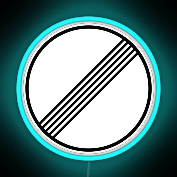 Limits No Longer Apply Autobahn Sign RGB Neon Sign