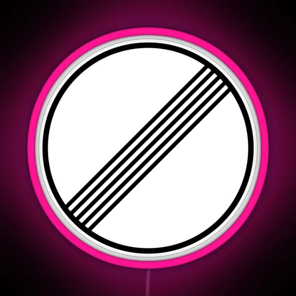 Limits No Longer Apply Autobahn Sign RGB Neon Sign
