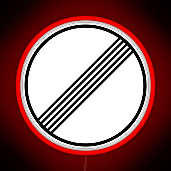 Limits No Longer Apply Autobahn Sign RGB Neon Sign