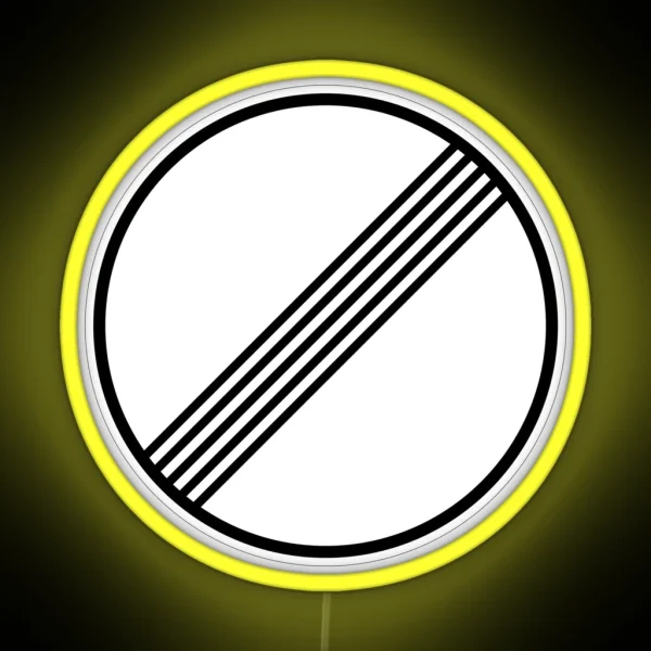 Limits No Longer Apply Autobahn Sign RGB Neon Sign