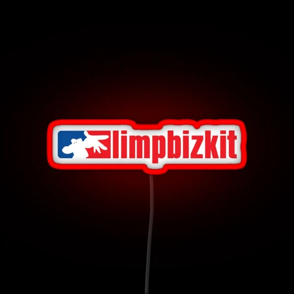Limp Bizkit Rapcore Logo RGB Neon Sign