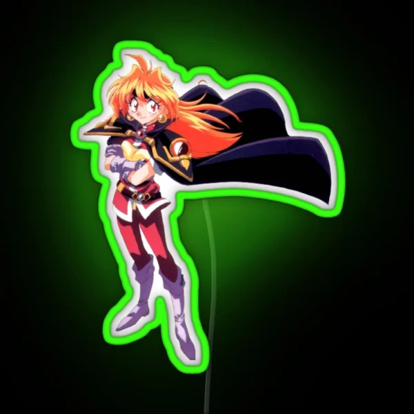 Lina Inverse From The Slayers Anime RGB Neon Sign