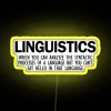 Color-Changing LED Sign Says Humorous Message About Language Barrier Challenges