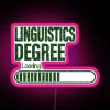 RGB Neon Sign for Linguistics Majors and Language Studies Enthusiasts