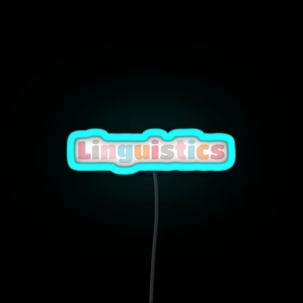 Linguistics RGB Neon Sign
