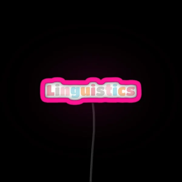 Linguistics RGB Neon Sign