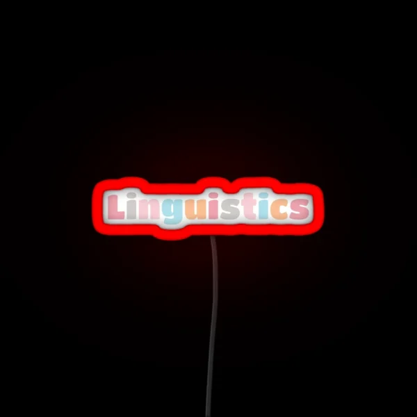 Linguistics RGB Neon Sign