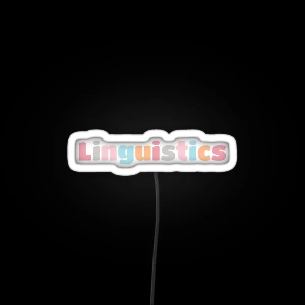 Linguistics RGB Neon Sign