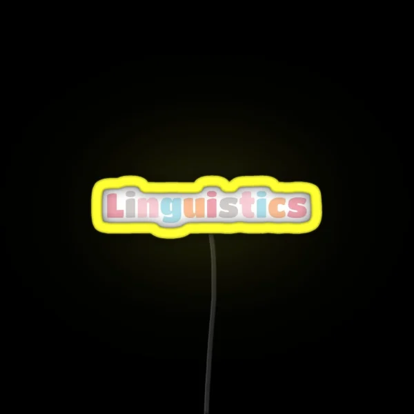 Linguistics RGB Neon Sign