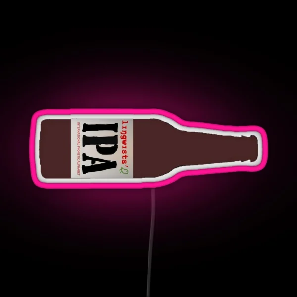 Linguists IPA Beer Led RGB Neon Sign