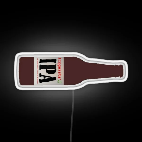 Linguists IPA Beer Led RGB Neon Sign