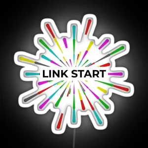 Link Start RGB Neon Sign