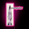 Neon-lit desktop accessory featuring customizable RGB lighting and LED tech.