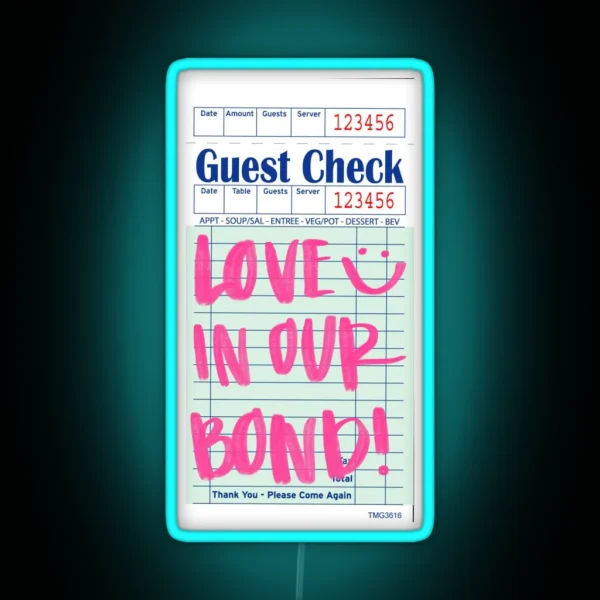 LIOB GUEST CHECK RGB Neon Sign