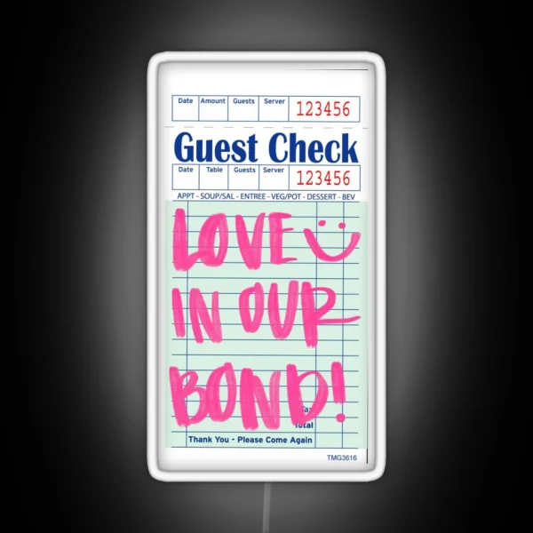 LIOB GUEST CHECK RGB Neon Sign