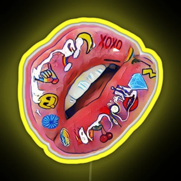 Lips RGB Neon Sign