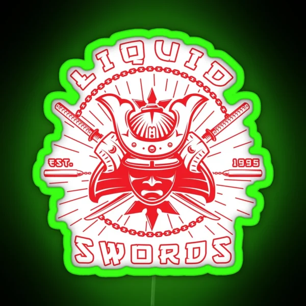 Liquid Swords RGB Neon Sign