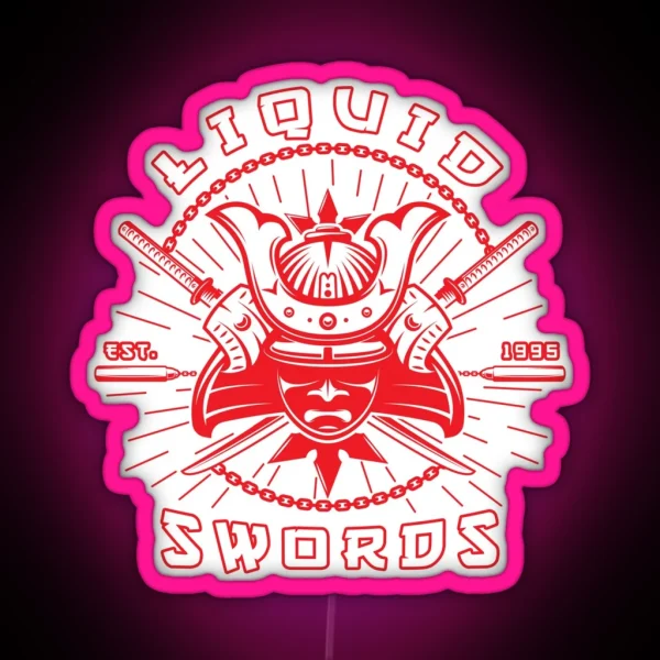 Liquid Swords RGB Neon Sign