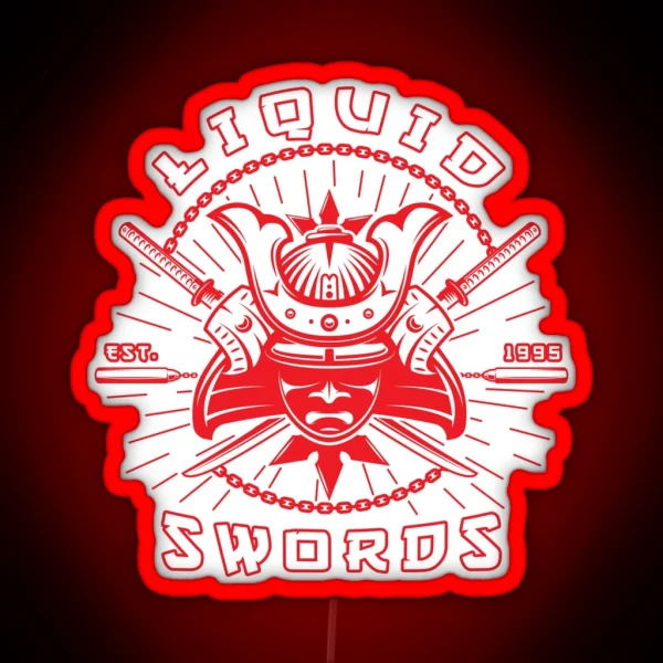 Liquid Swords RGB Neon Sign