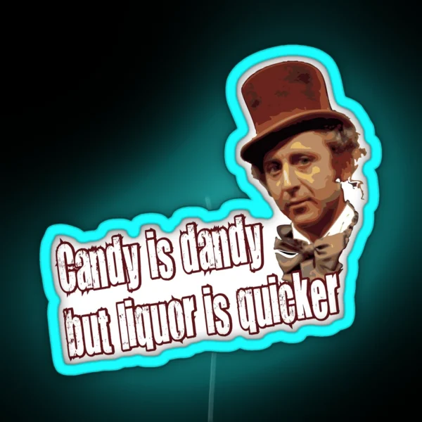 Liquor Is Quicker RGB Neon Sign