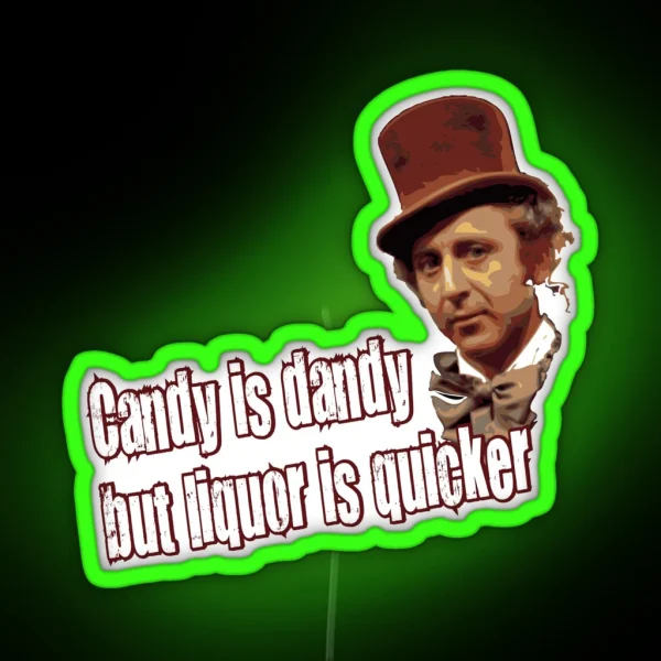 Liquor Is Quicker RGB Neon Sign