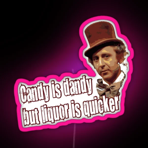 Liquor Is Quicker RGB Neon Sign