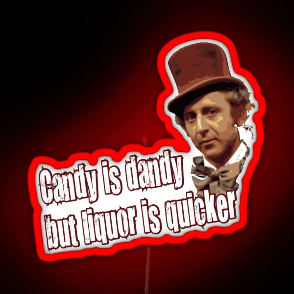 Liquor Is Quicker RGB Neon Sign